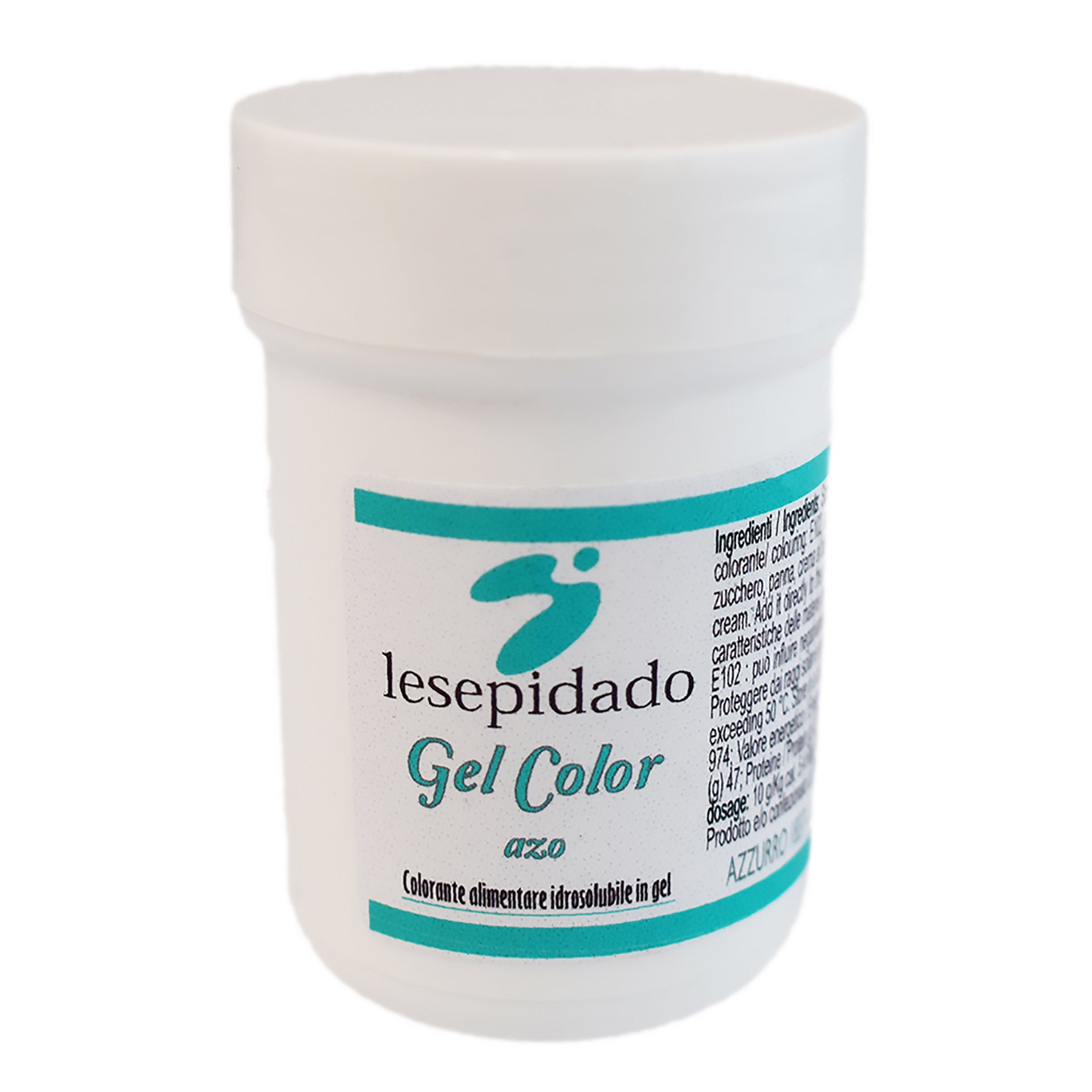 Gel color Azzurro 30g – Lesepidado