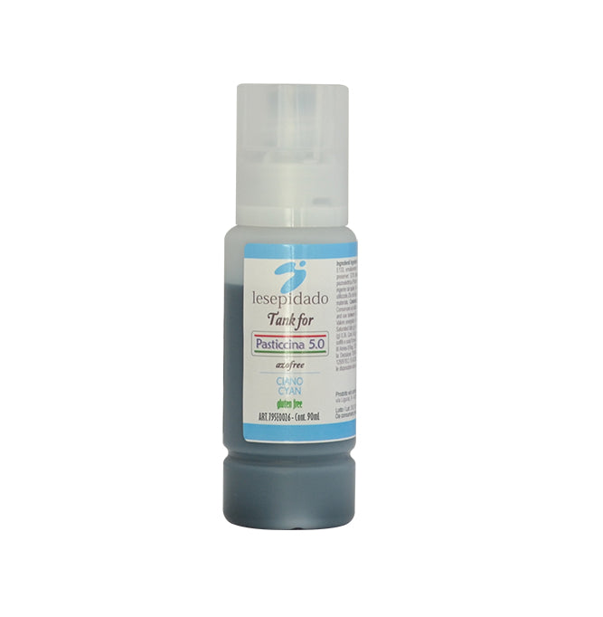 Tank inchiostro alimentare Pasticcina 5.0 Ciano 90mL