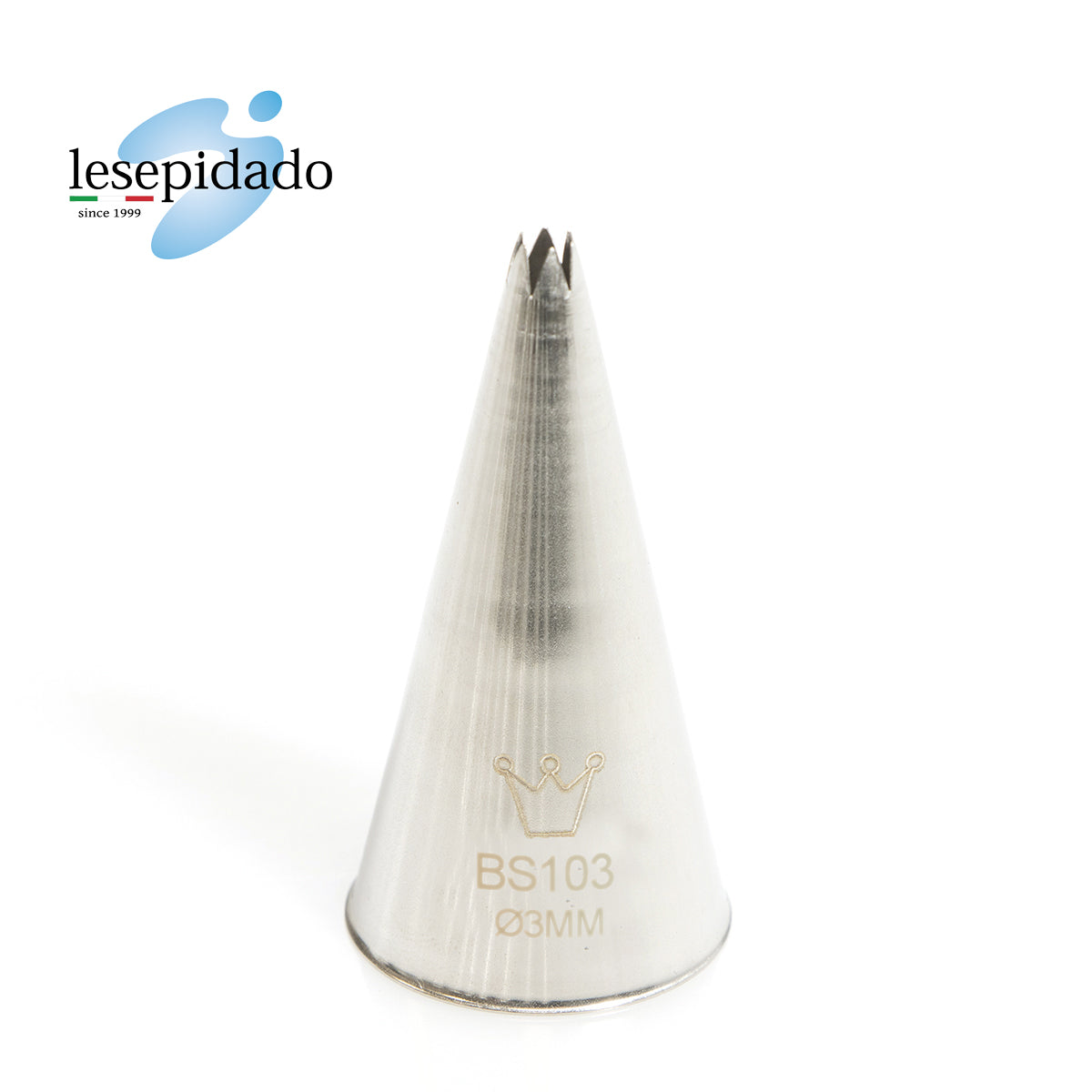 Bocchetta per Sac à Poche Inox Stella aperta diam. 3mm 5 pz