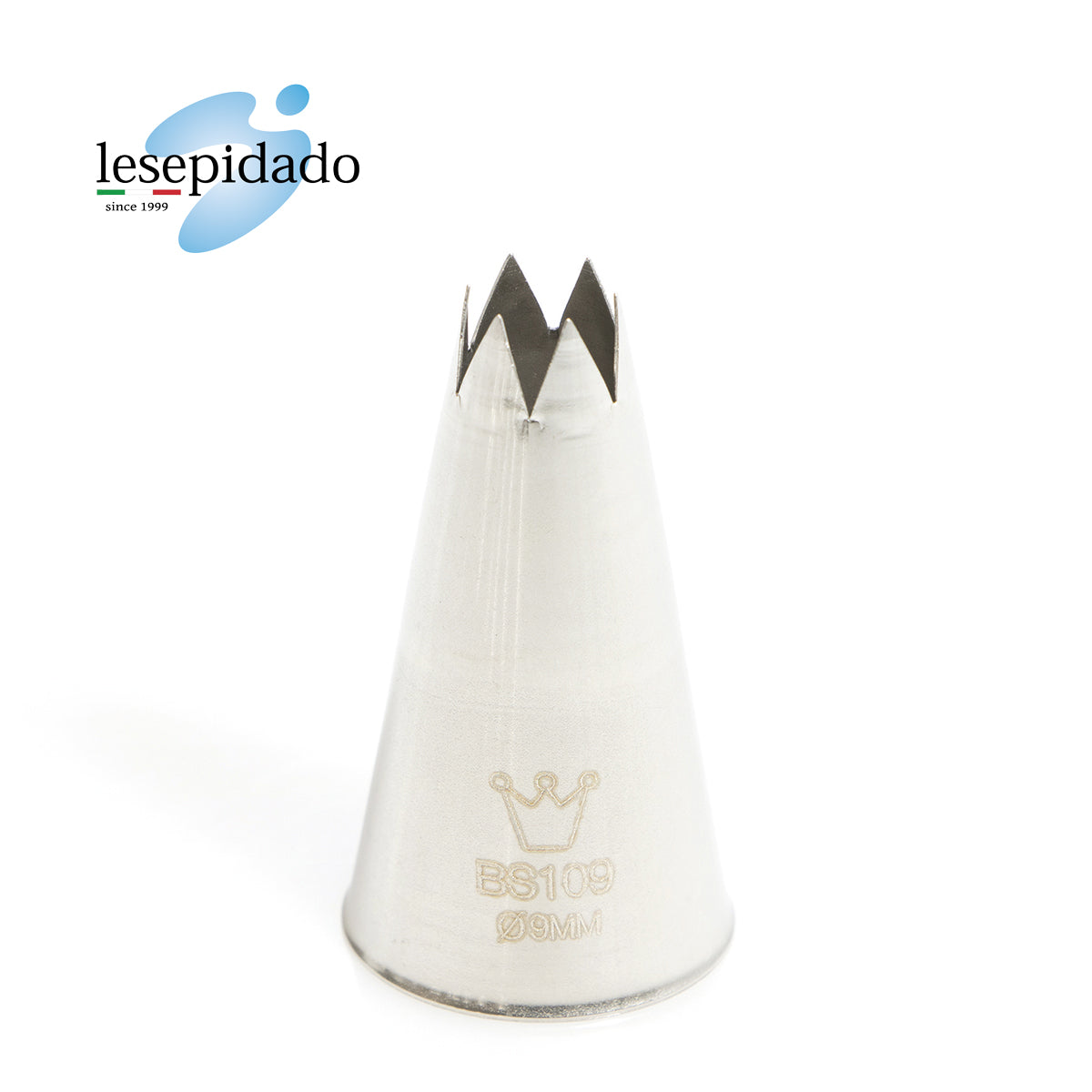 Bocchetta per Sac à Poche Inox Stella aperta diam. 9mm 5 pz