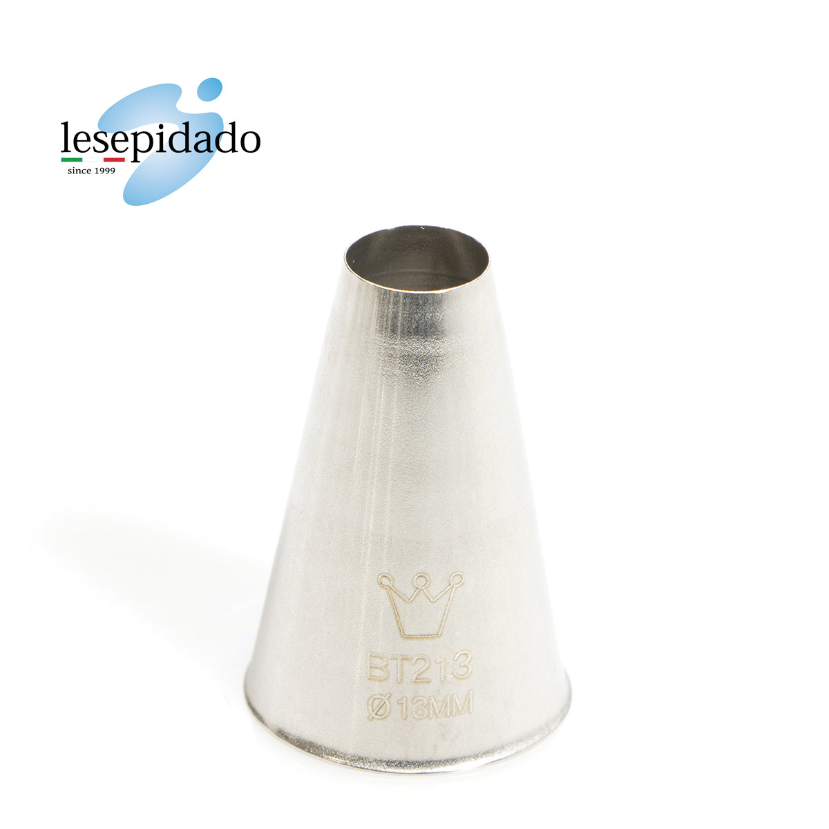 Bocchetta per Sac à Poche Inox Tonda diam. 30 h 47mm, foro ø 13mm 5 pz