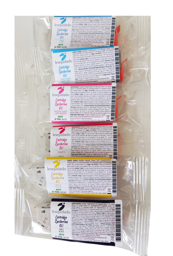 Cartuccia Stampante Zuccherina kit 12mL (6pcs)