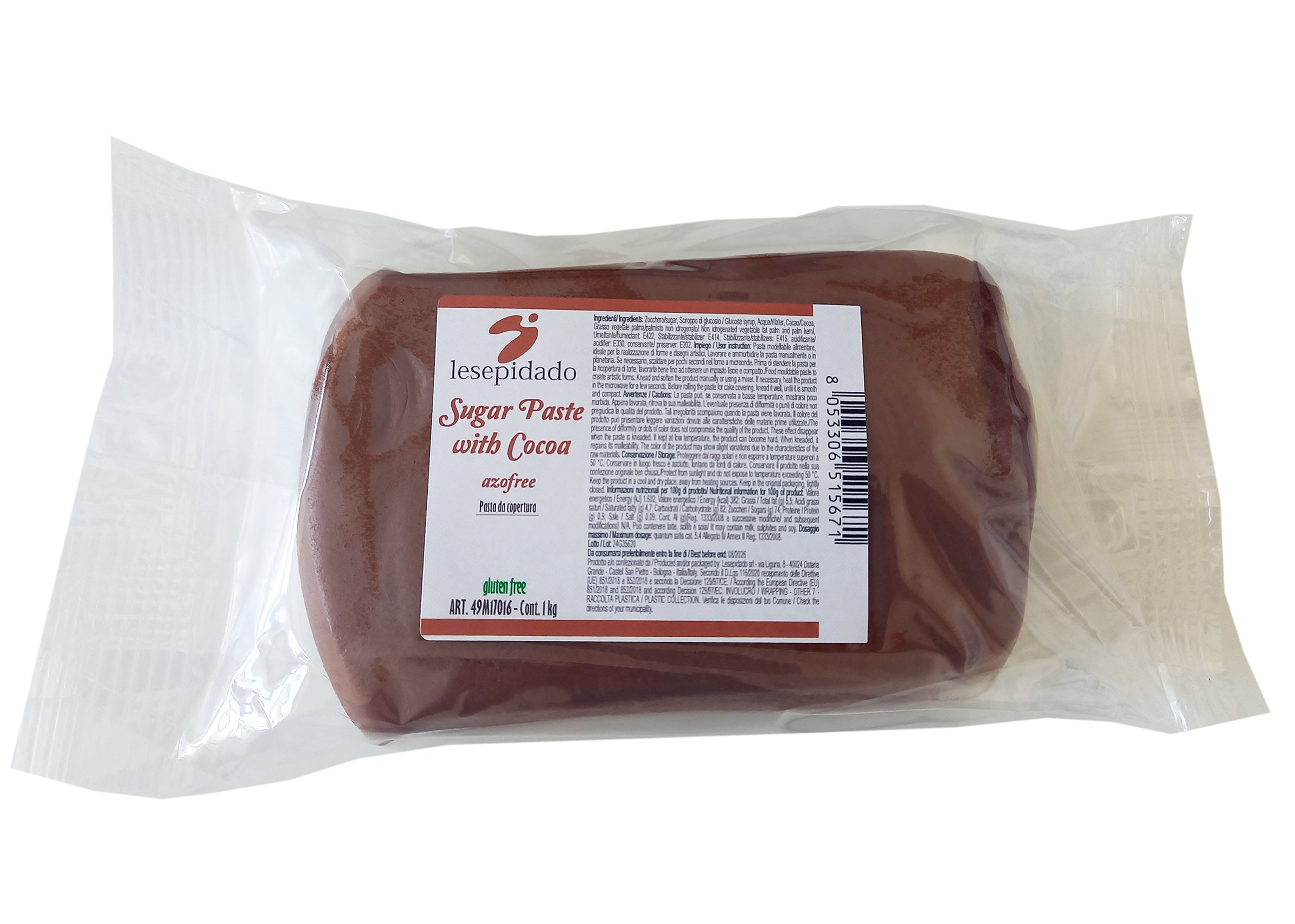 Pasta di zucchero al cacao 1kg