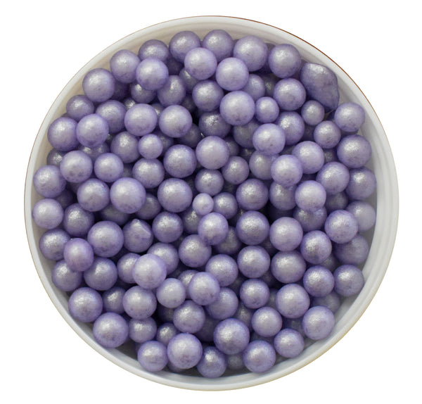 Décoration alimentaire Perles violettes 80g