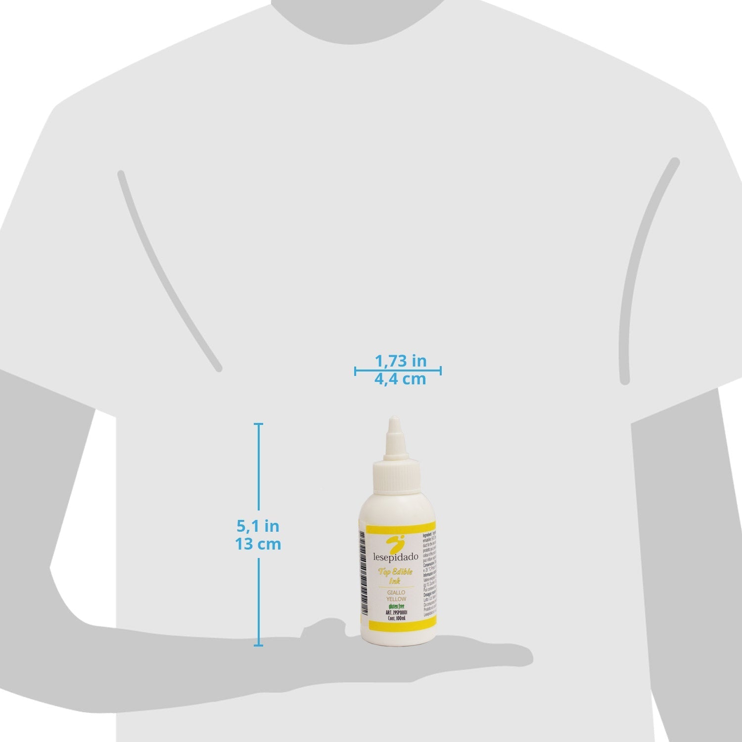 Yellow food ink 100 ml for Epson type printers