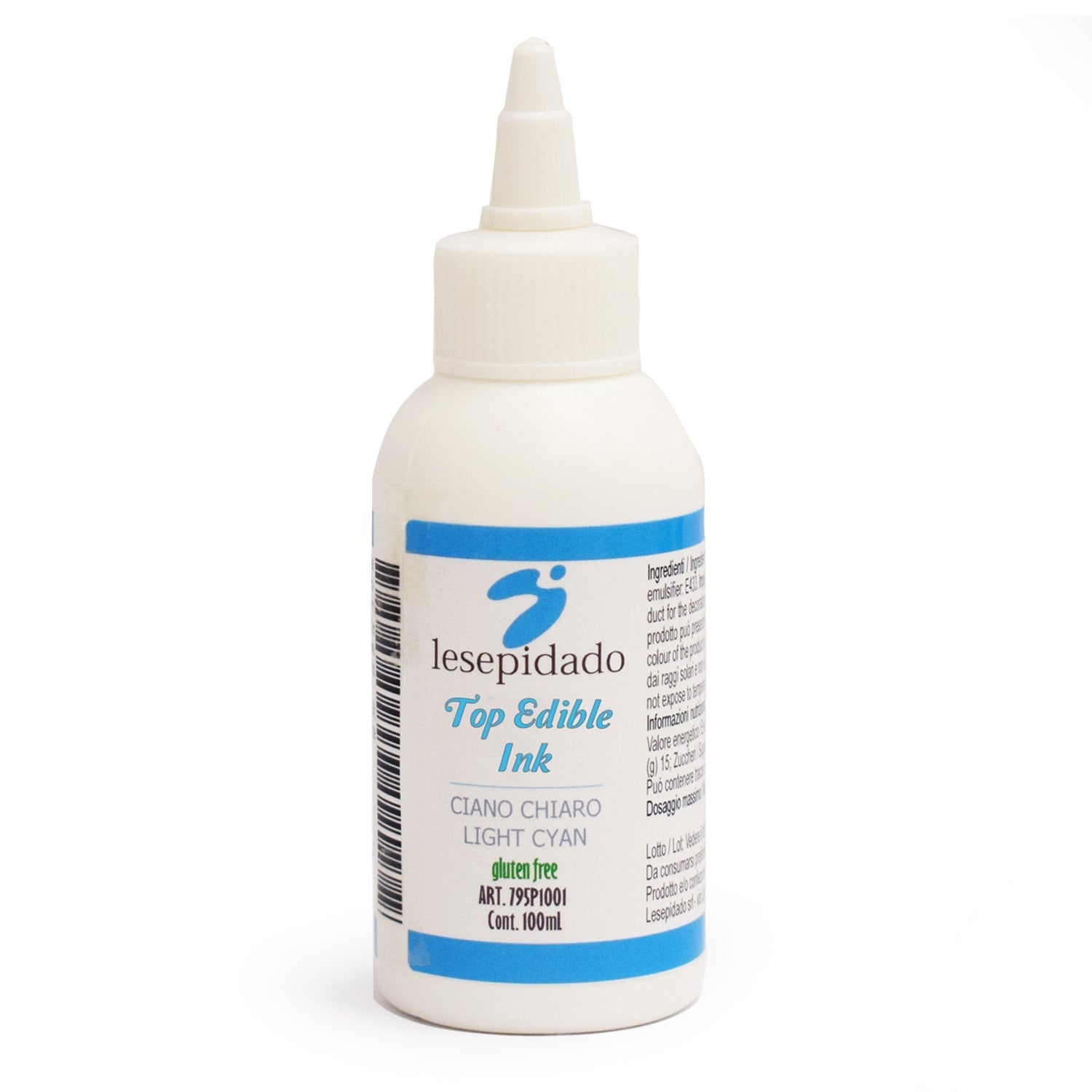 Inchiostro alimentare 100 ml Ciano Chiaro per stampanti Epson