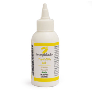 Inchiostro alimentare Epson giallo 100ml Lesepidado  per la decorazione di alimenti mediante tecnologia ink-jet piezoelettrica