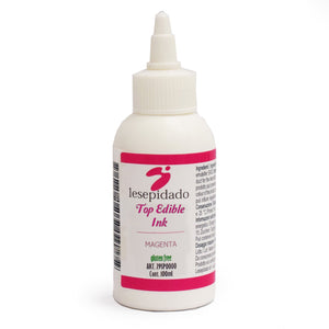 Inchiostro alimentare Epson magenta 100ml Lesepidado per la decorazione di alimenti mediante tecnologia ink-jet piezoelettrica