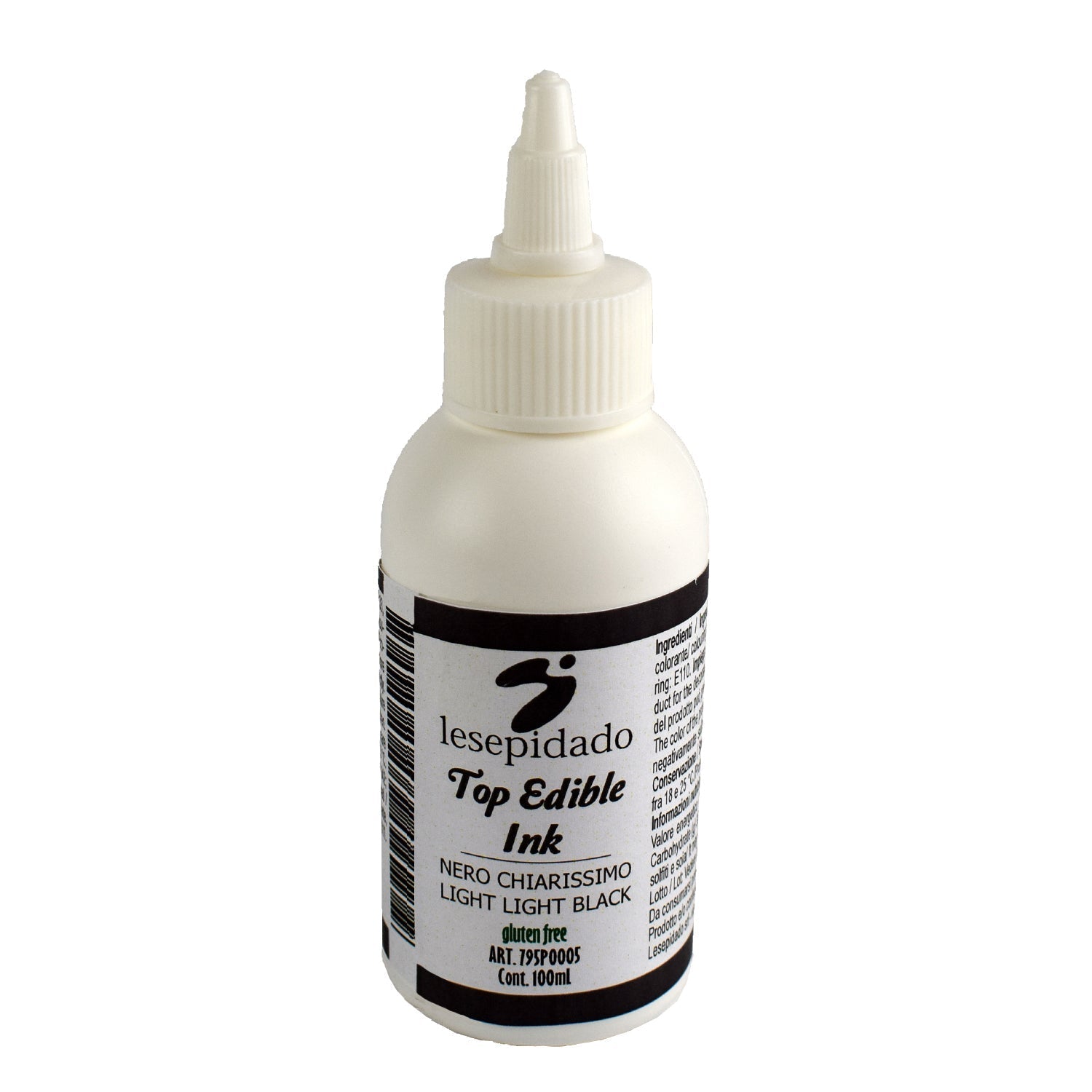 Inchiostro alimentare 100 ml Nero Chiarissimo per stampanti Epson