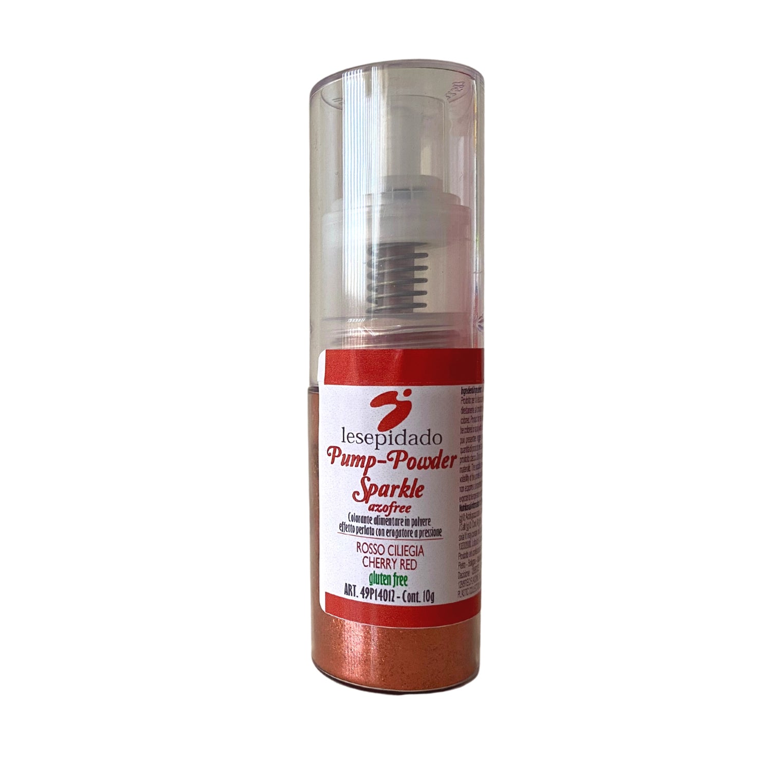 Polvere perlata in pompetta Rosso Ciliegia 10gr